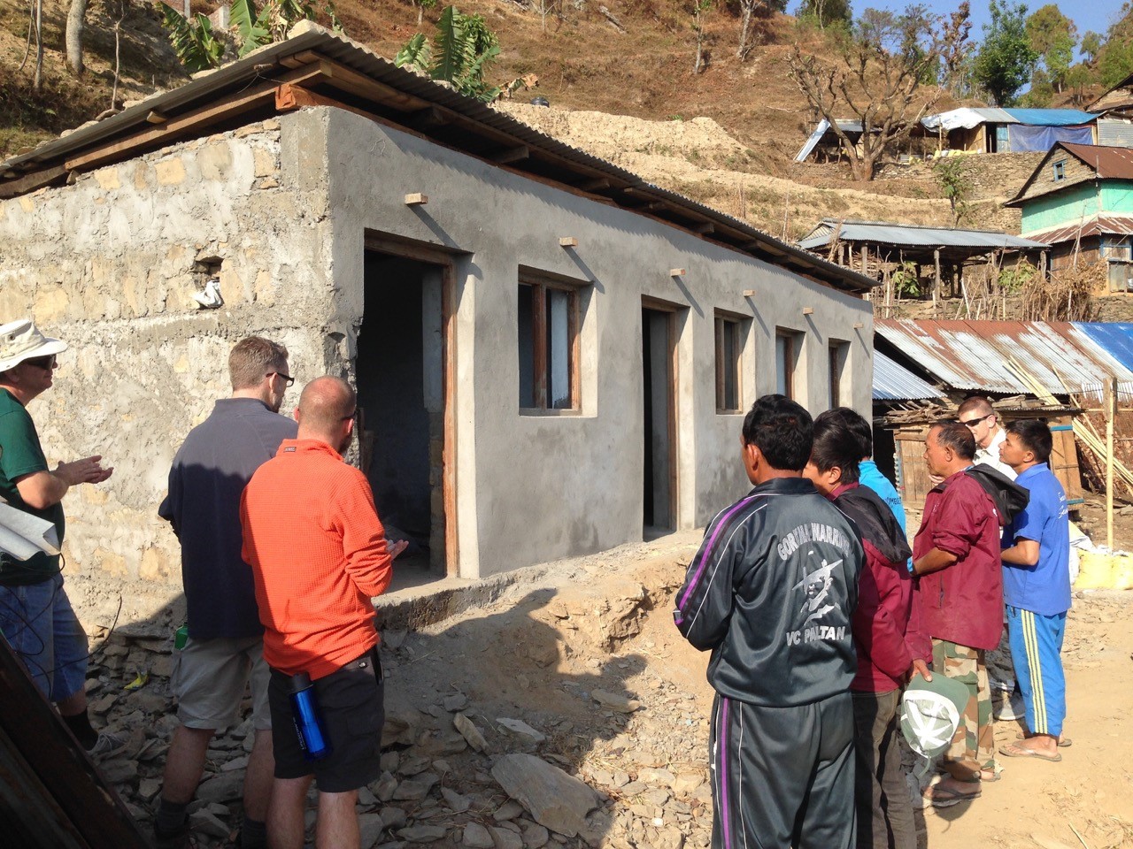 Nepal earthquake relief building houses